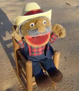 Shotgun Red Doll (chair not included)