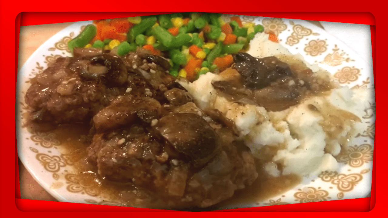 Salisbury Steak With Mushroom Gravy - Shotgunred.com