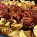 Bacon Wrapped Stuffed Cube Steak Recipe