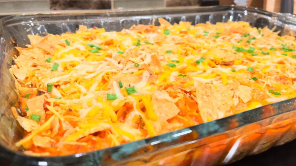 Taco Casserole Recipe with Corn Chips