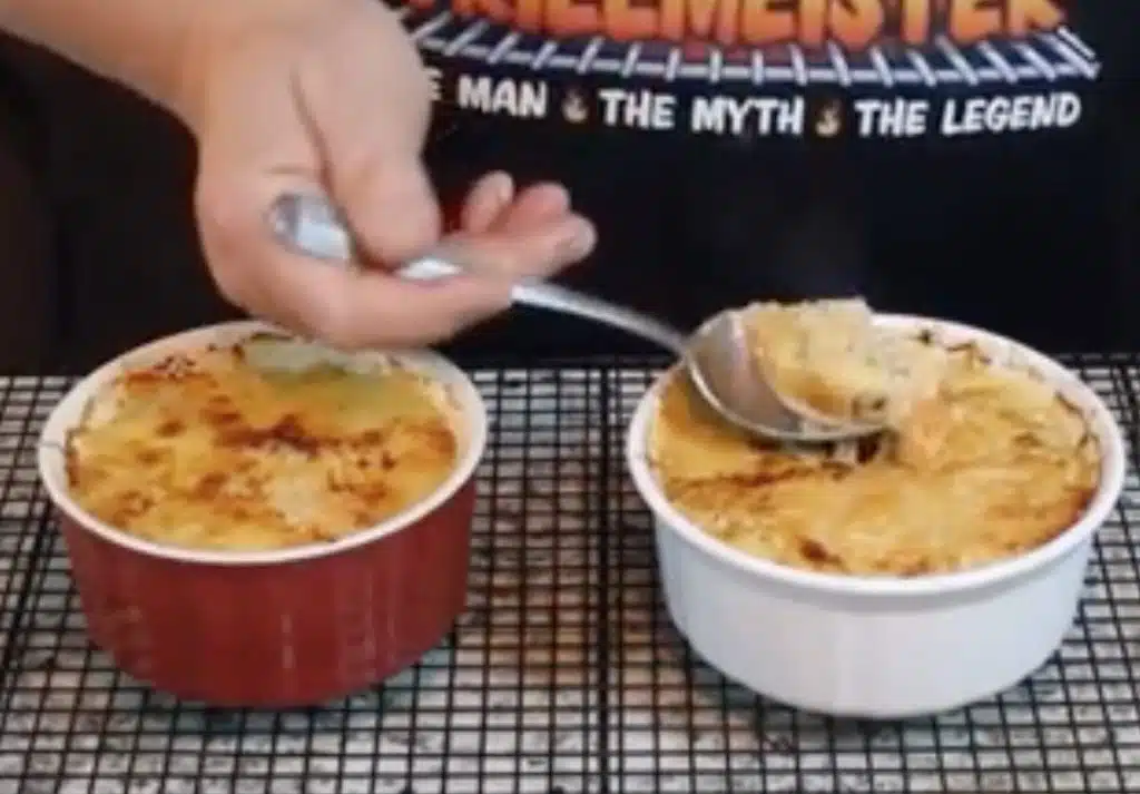 Crab Casserole in bowls