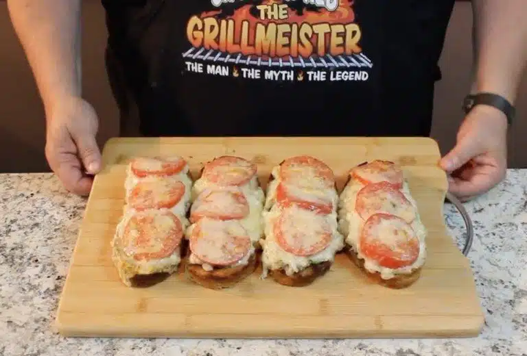 Open Faced Crappie Melt on board