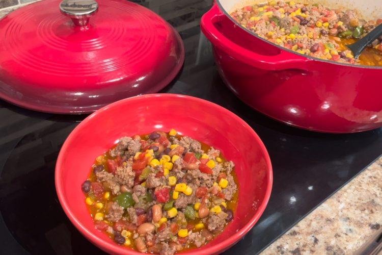Santa Fe Beef Stew in Dutch Oven