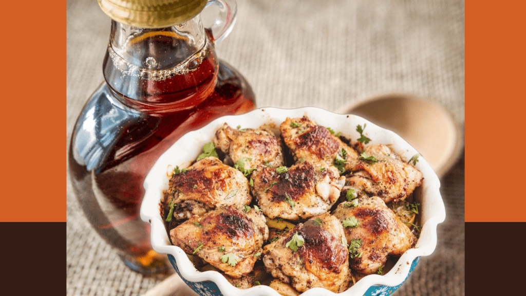 Maple Chicken Recipe in dish