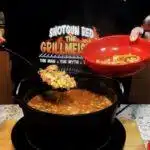 Chicken Corn Soup in Dutch Oven