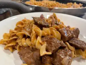 Skillet Beef and Noodles