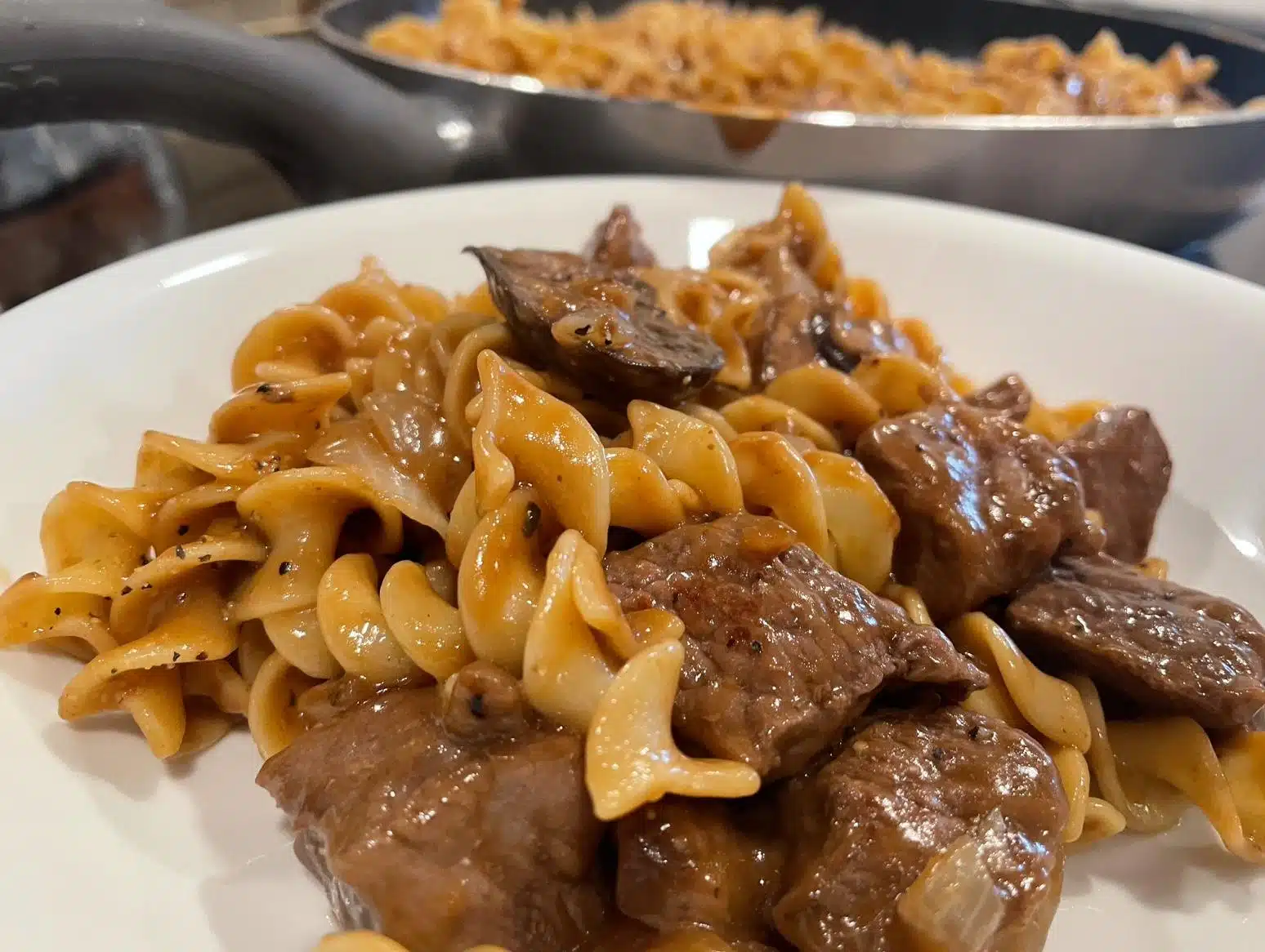 Skillet Beef and Noodles