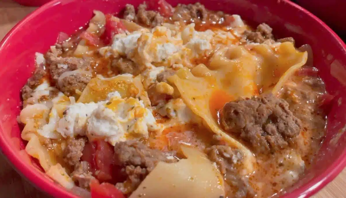 Lasagna Soup recipe