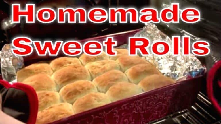 Homemade sweet Dinner rolls in baking dish