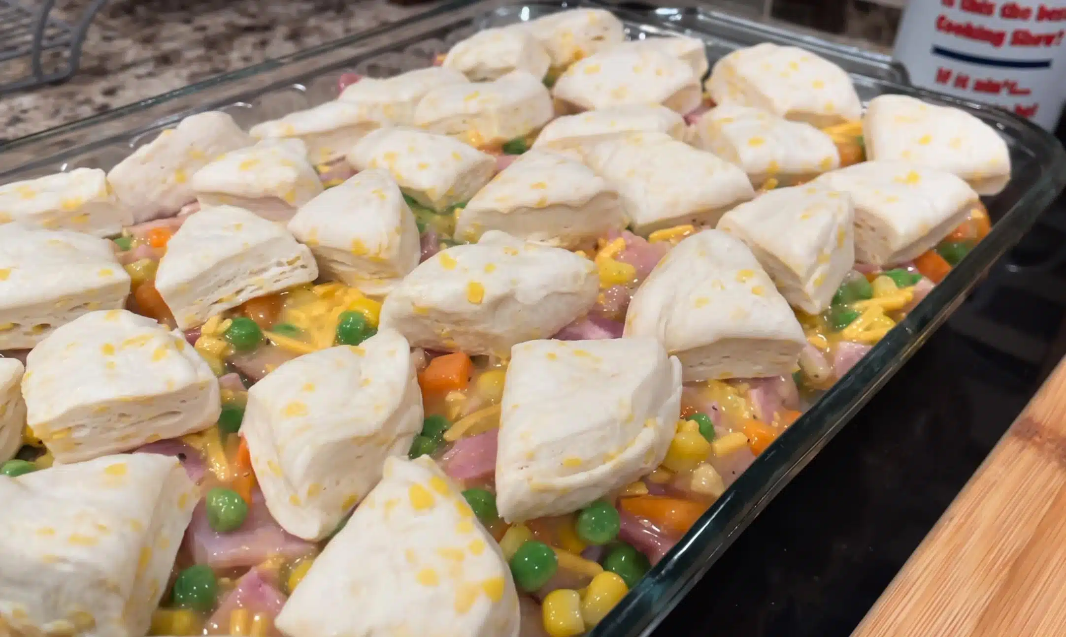 Easy Biscuit Ham Potato Bake Easy Biscuit Ham Potato Bake