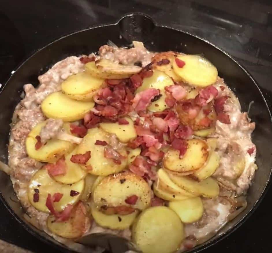 Fried Hamburger Potato Skillet Recipe