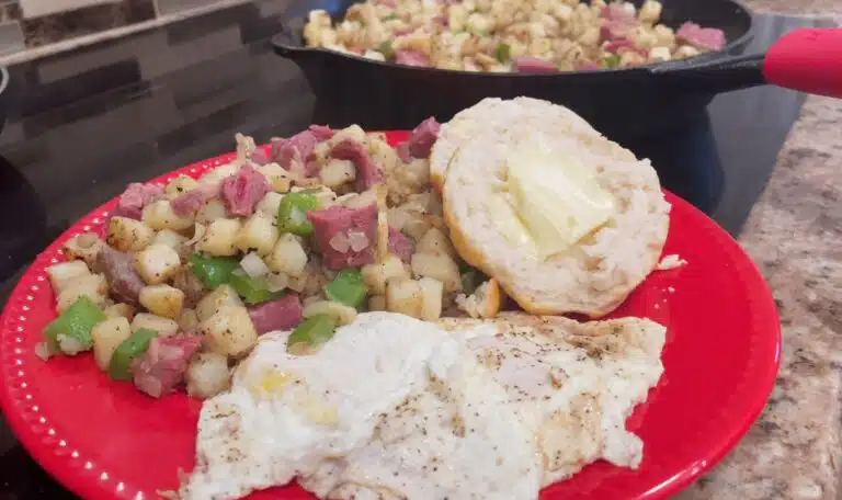 Corned Beef Hash and Eggs