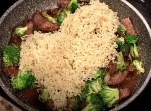 Beef and Broccoli Ramen Stir Fry