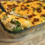 Loaded Potato and Chicken Casserole