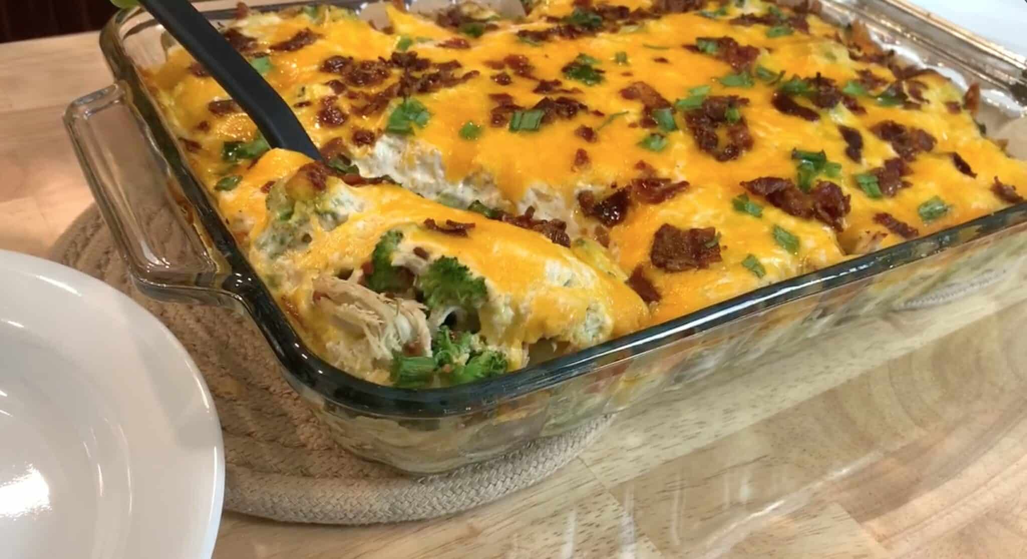 Loaded Potato and Chicken Casserole