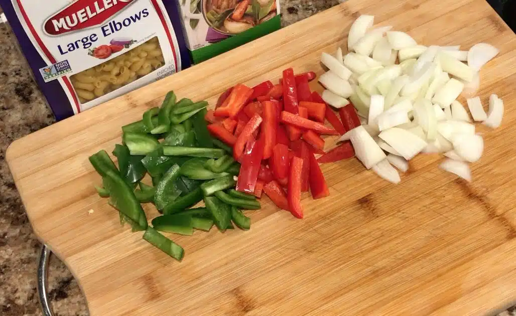 One pan Philly Cheese Steak
