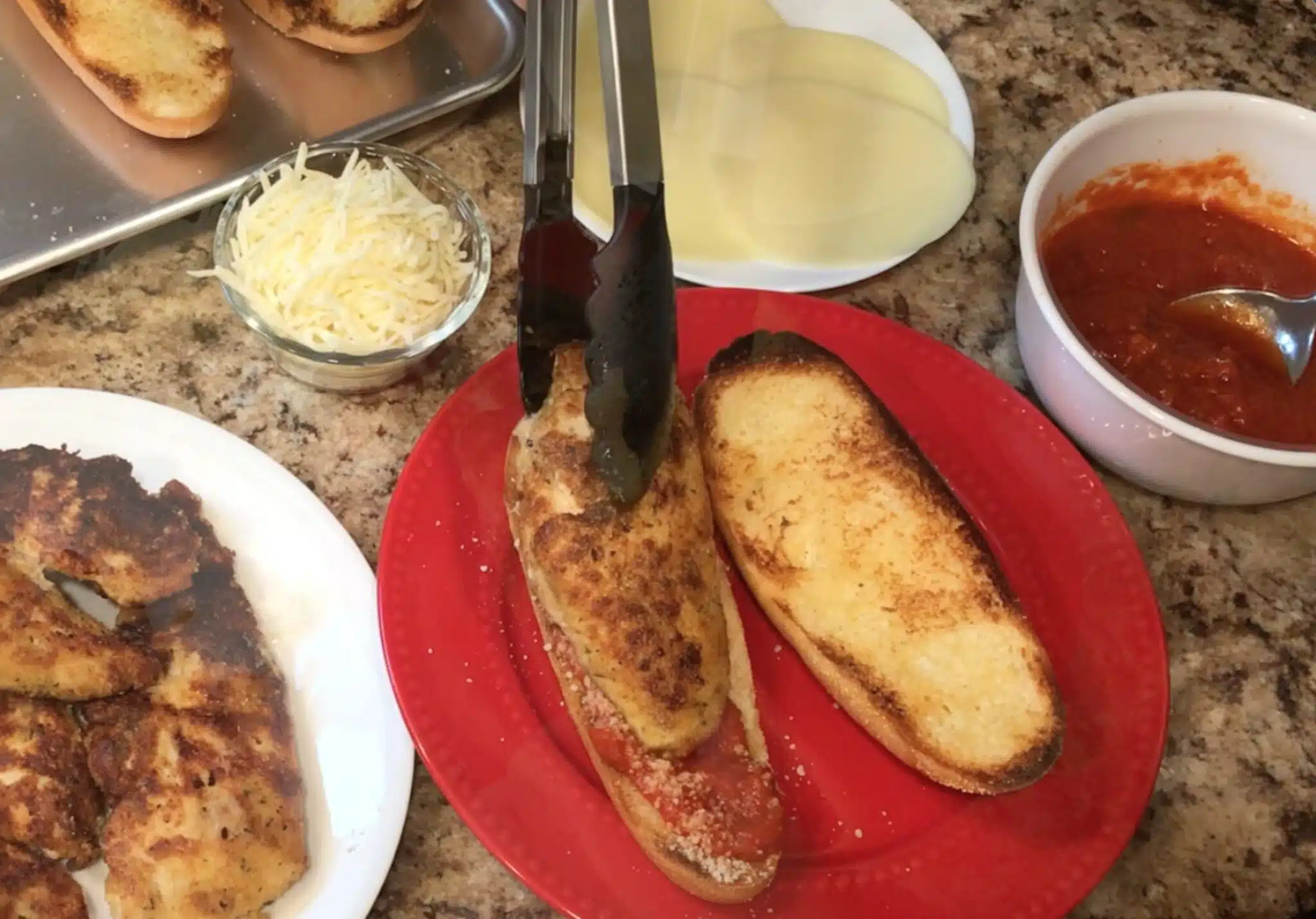 Crispy Chicken Parm Sandwich