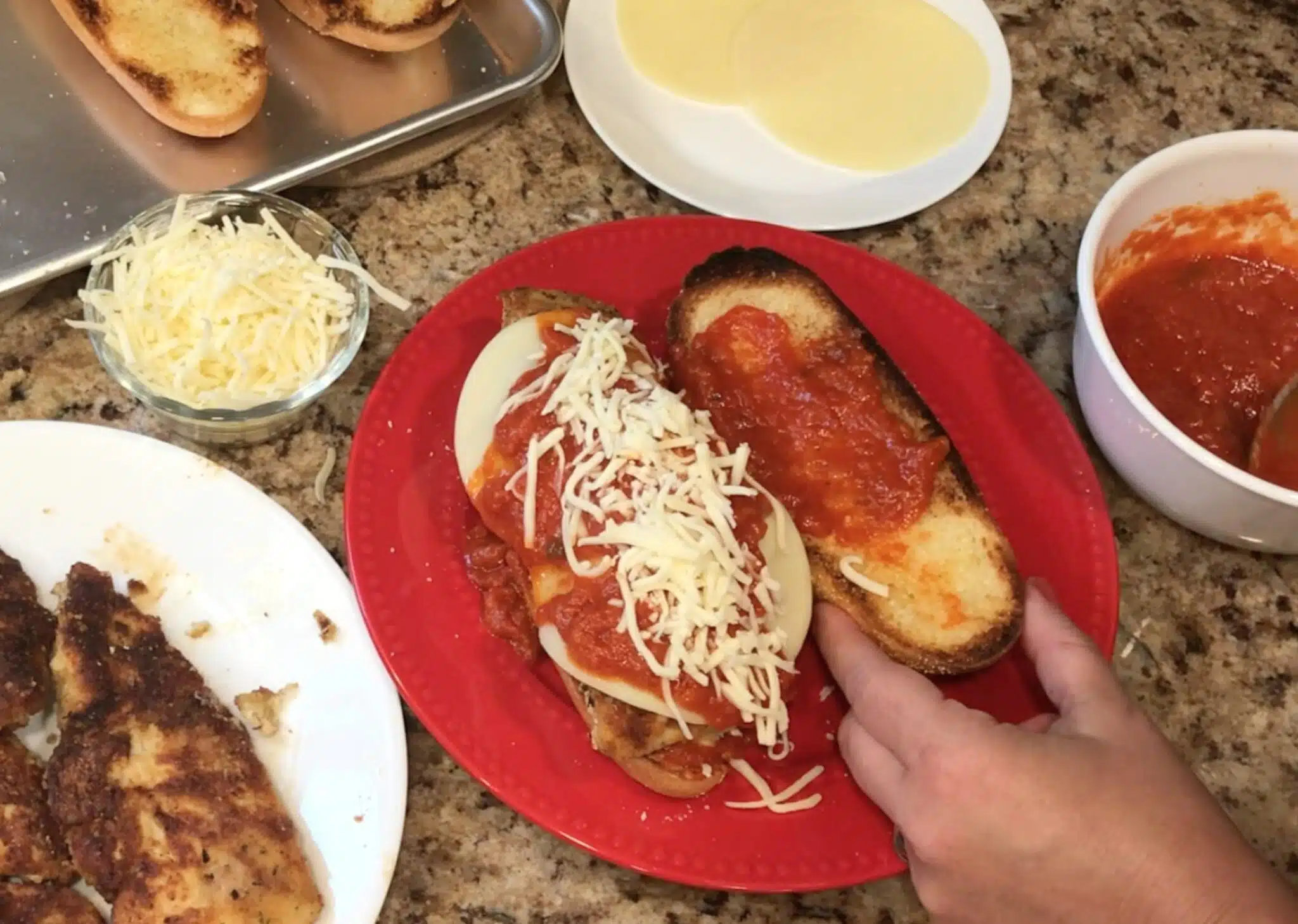Crispy Chicken Parm Sandwich