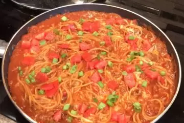 One Pot Taco Spaghetti One Pot Taco Spaghetti