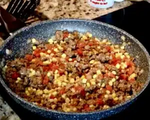 One pot Cheesy Taco Pasta