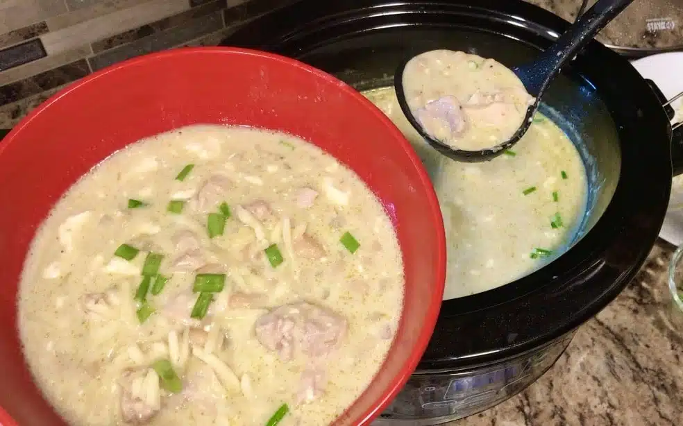 Crockpot Chicken Enchilada Soup