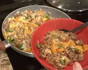 Unstuffed Pepper Skillet