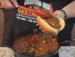 Beer Hot Dog Chili on a Bun