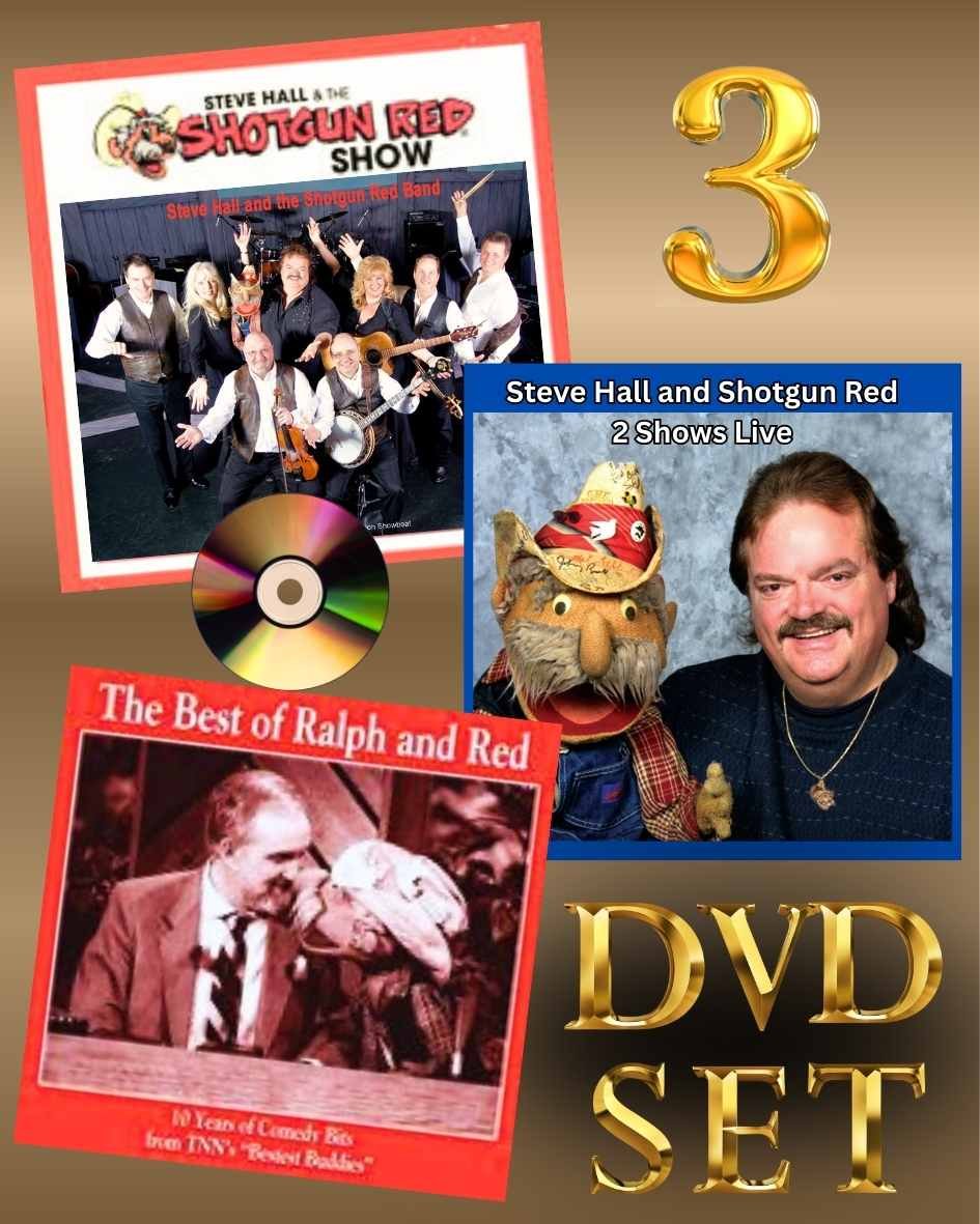 The Shotgun Red Show Live 3 DVD set