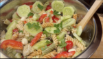 Italian Cucumber Pasta Salad in a bowl