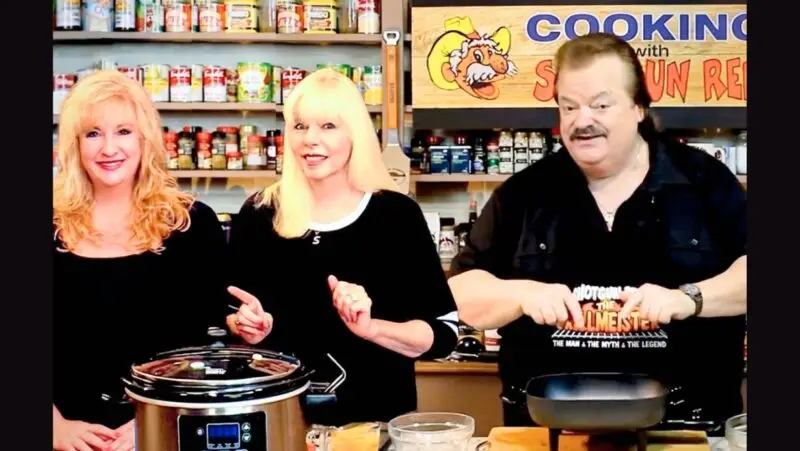 Cooking with Shotgun Red Jennifer Bruce Miss Sheila and Steve Hall